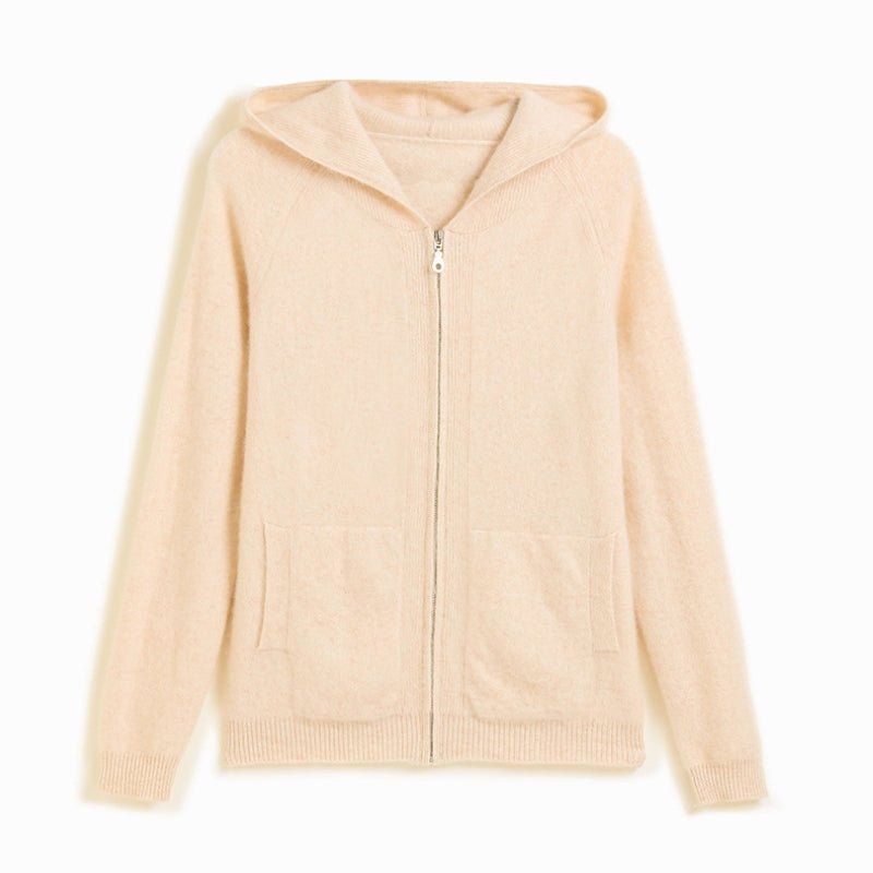 Selin – Cashmere Zip - Up Hoodie - Hilltop Nord