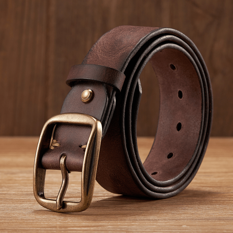 Redrock – Classic Buckle Leather Belt - Hilltop Nord