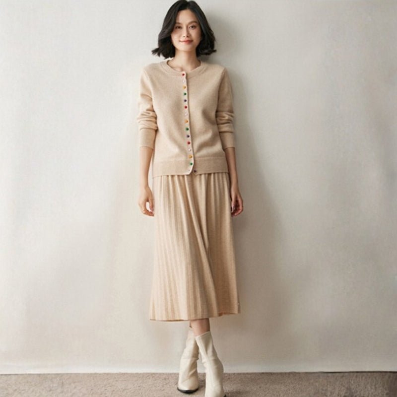 Hearthfold – Cashmere Wool Skirt - Hilltop Nord