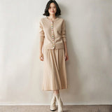 Hearthfold – Cashmere Wool Skirt - Hilltop Nord