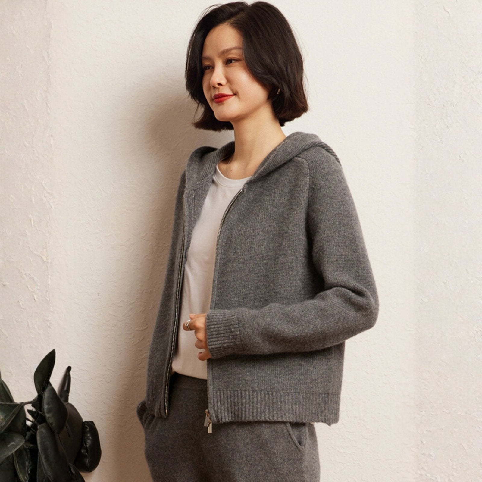 Emberidge – Cashmere Wool Hoodie - Hilltop Nord