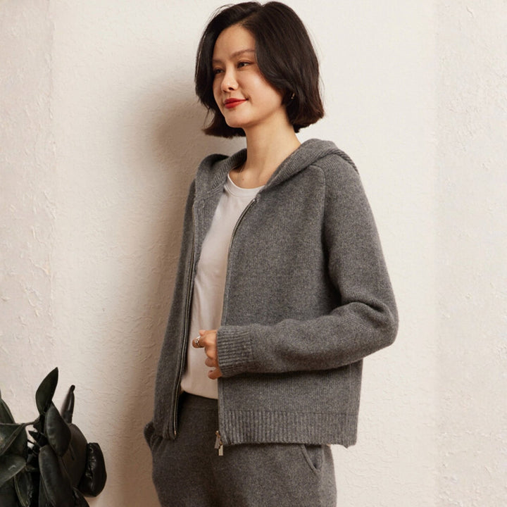 Emberidge – Cashmere Wool Hoodie - Hilltop Nord