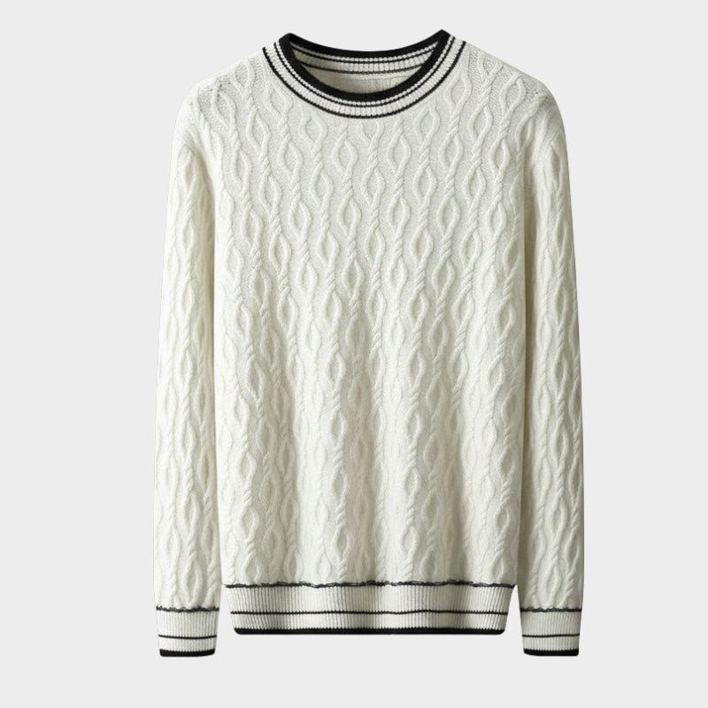 Timberline – Wool Cable Sweater - Hilltop Nord