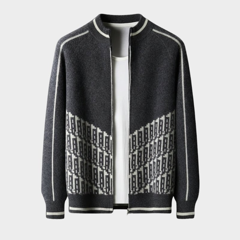 Driftmark – Cashmere Wool Zip - Up Cardigan - Hilltop Nord