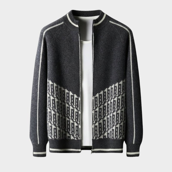 Driftmark – Cashmere Wool Zip - Up Cardigan - Hilltop Nord