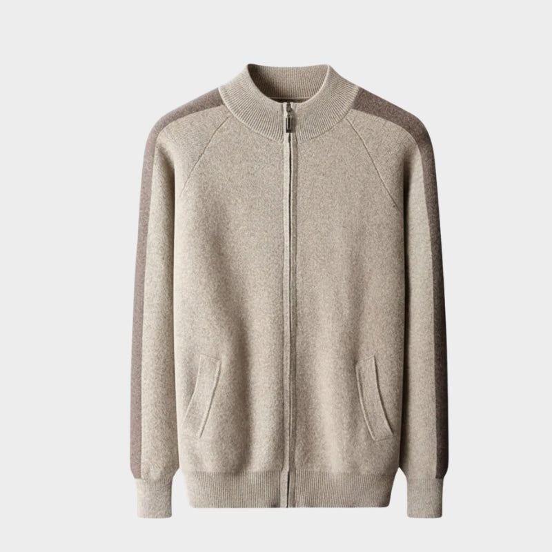 Caden – Cashmere Wool Zip - Up - Hilltop Nord