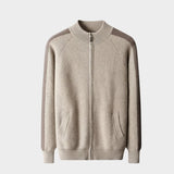 Caden – Cashmere Wool Zip-Up