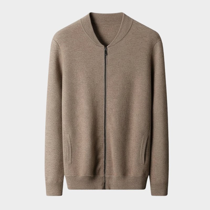 Dunley – Cashmere Wool Zip - Up Jacket - Hilltop Nord