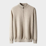 Stellan – Wool Half - Zip Sweater - Hilltop Nord