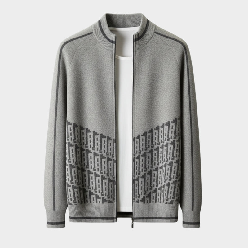 Driftmark – Cashmere Wool Zip - Up Cardigan - Hilltop Nord