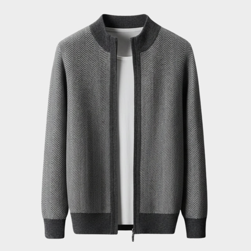 LoomTrail – Wool Cardigan - Hilltop Nord