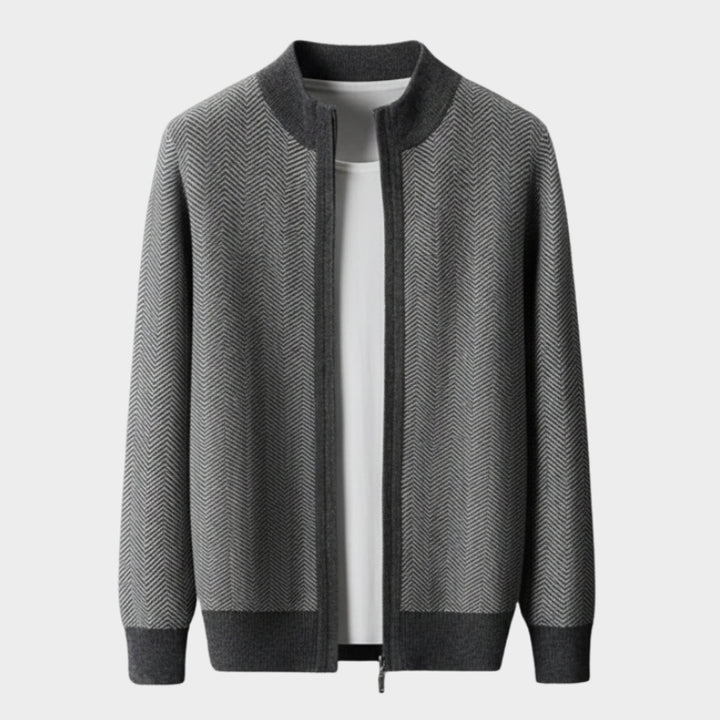 LoomTrail – Wool Cardigan - Hilltop Nord