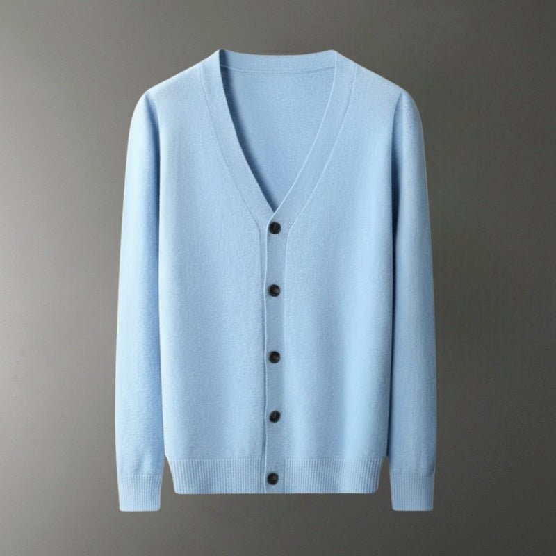 Daven – Wool Button - Up Cardigan - Hilltop Nord