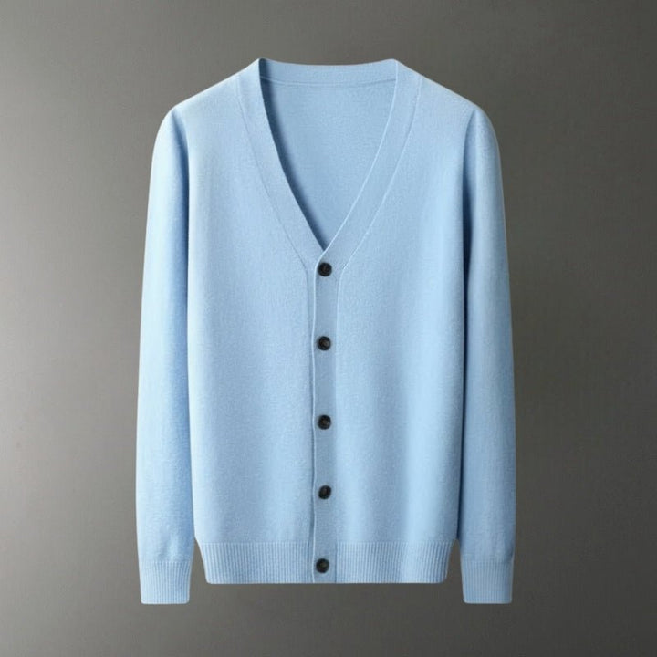 Daven – Wool Button - Up Cardigan - Hilltop Nord