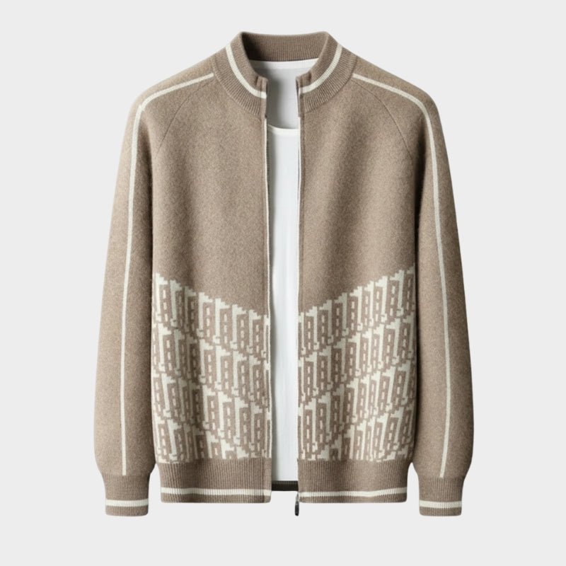 Driftmark – Cashmere Wool Zip - Up Cardigan - Hilltop Nord