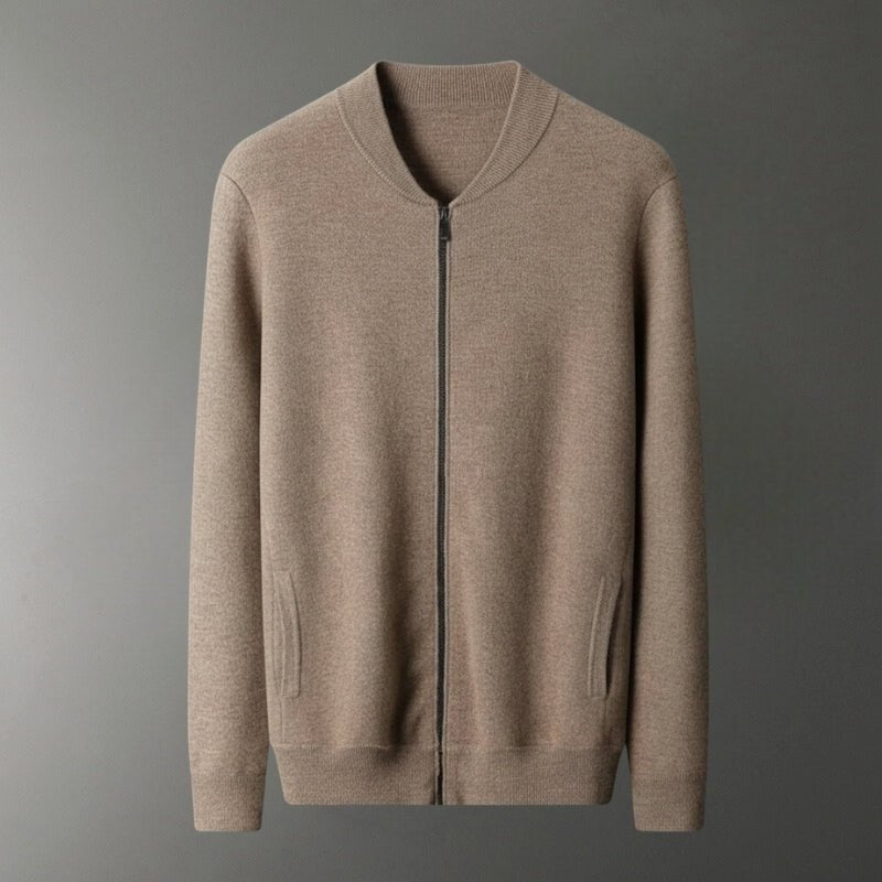 Dunley – Cashmere Wool Zip - Up Jacket - Hilltop Nord