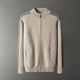 Caden – Cashmere Wool Zip-Up