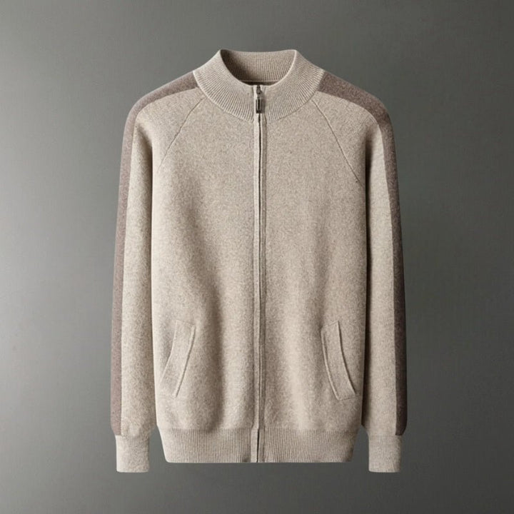 Caden – Cashmere Wool Zip - Up - Hilltop Nord