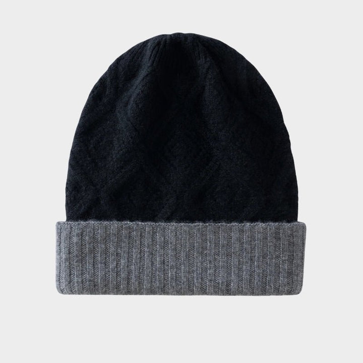 DiamondDrift – Cashmere Wool Beanie - Hilltop Nord