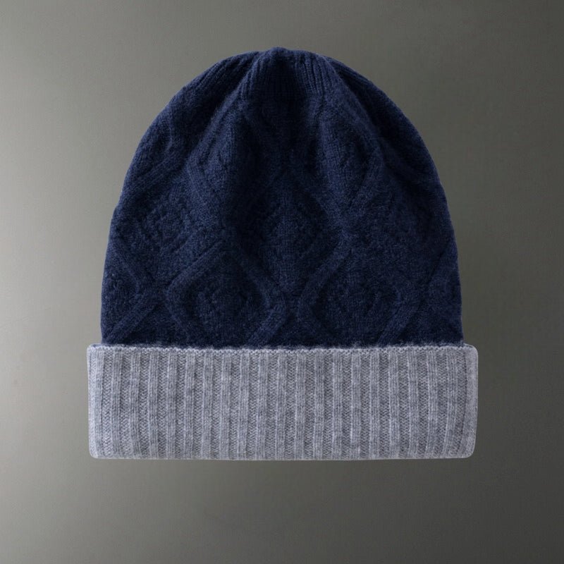 DiamondDrift – Cashmere Wool Beanie - Hilltop Nord