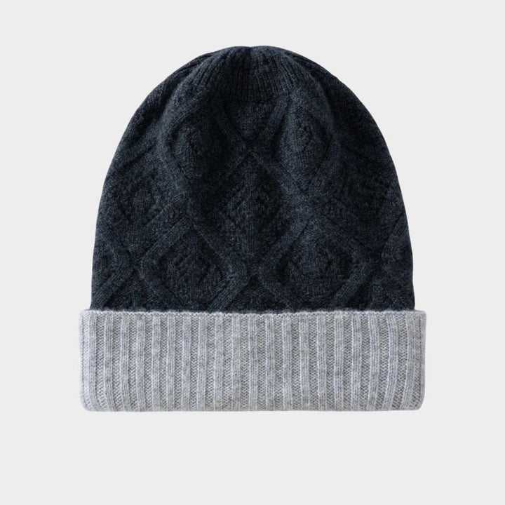 DiamondDrift – Cashmere Wool Beanie - Hilltop Nord