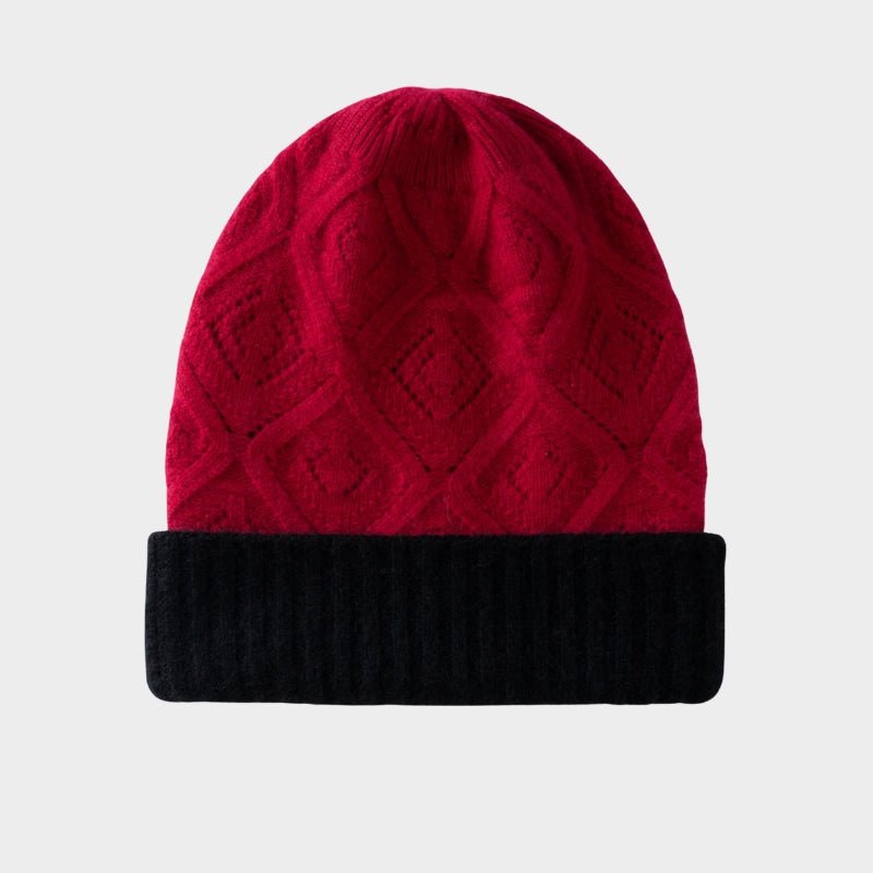 DiamondDrift – Cashmere Wool Beanie - Hilltop Nord