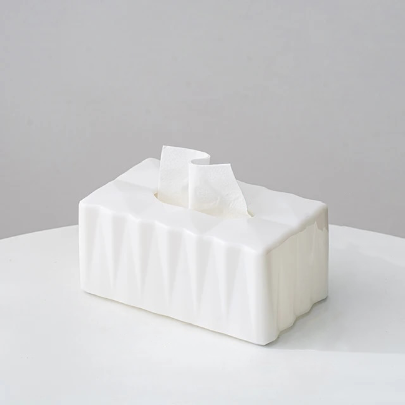 Geometric Luxury Tissue Box Dispenser