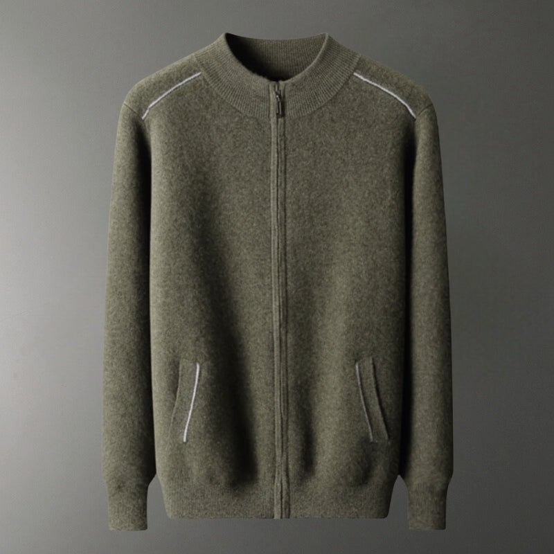 Ridgeway - Cashmere Wool Zip Jacket - Hilltop Nord