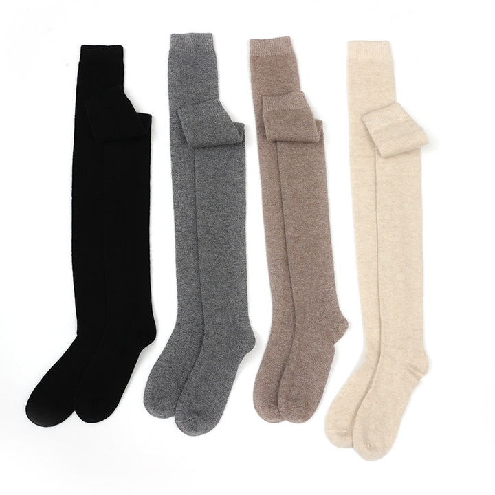 Cascade - Cashmere Wool Over-the-Knee Socks