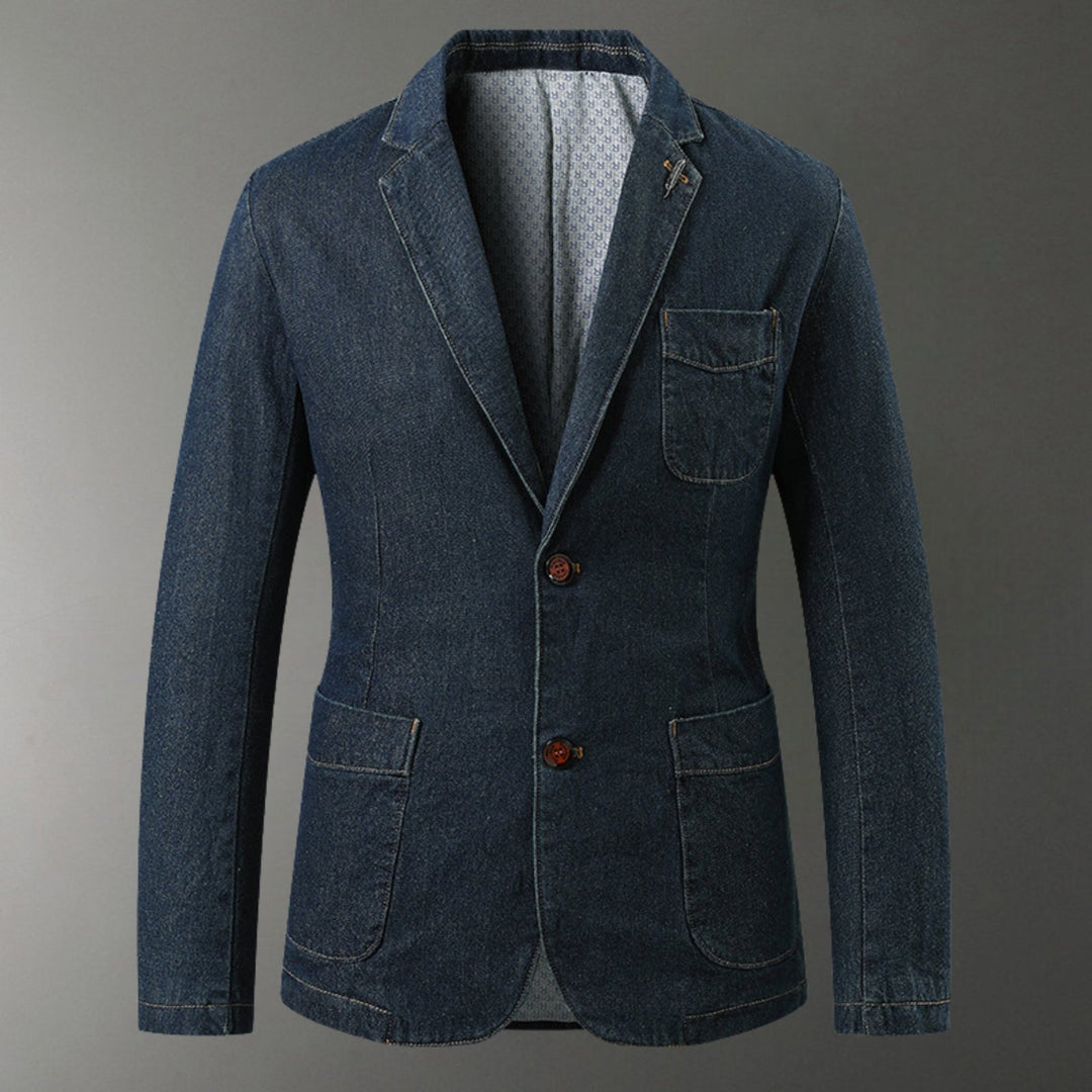 Crestward – Cotton Denim Blazer - Hilltop Nord