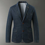 Crestward – Cotton Denim Blazer - Hilltop Nord