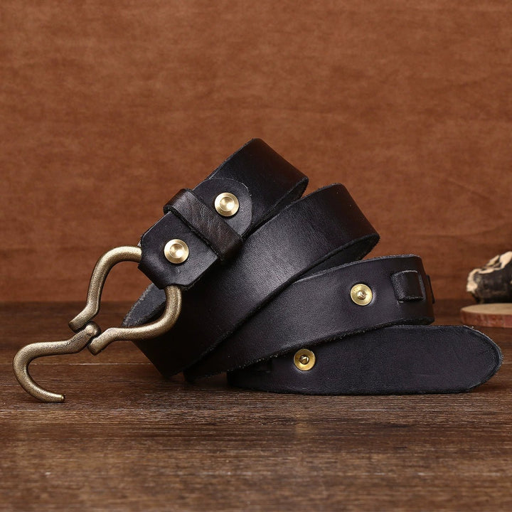 Caltrop – Hook Buckle Leather Belt - Hilltop Nord