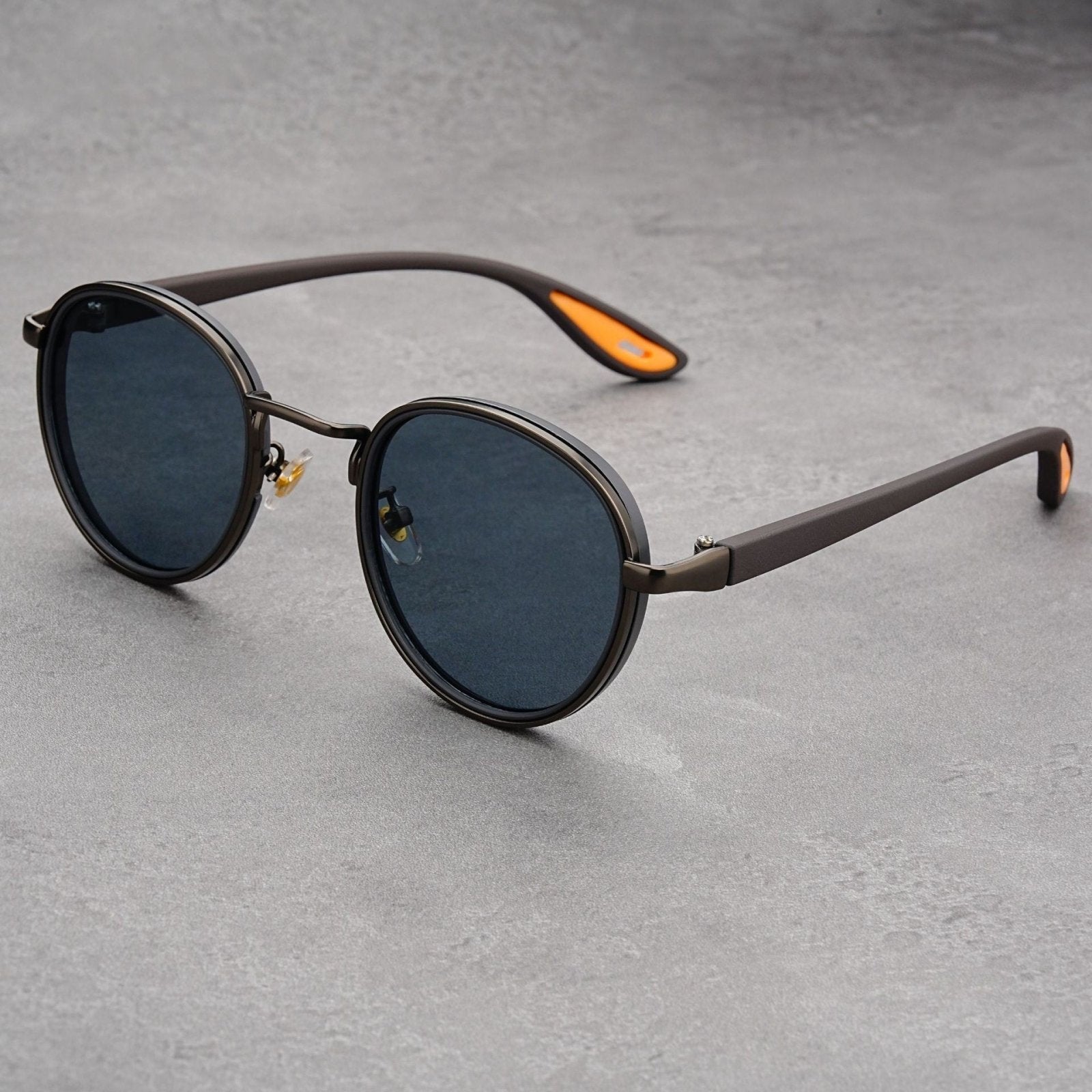 Luna - Round Frame Sunglasses - Hilltop Nord