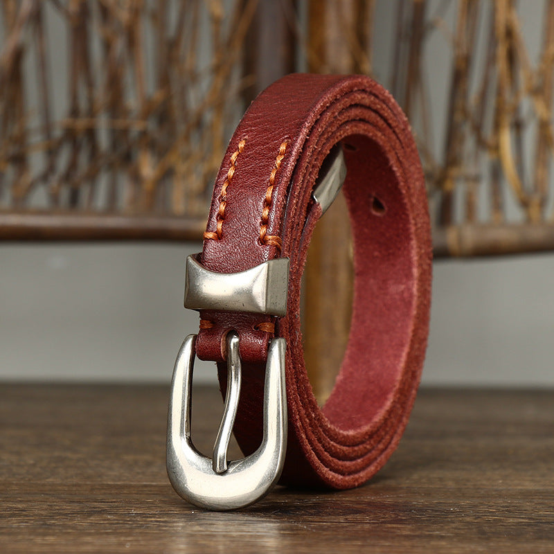 Dagger – Pin Buckle Leather Belt - Hilltop Nord