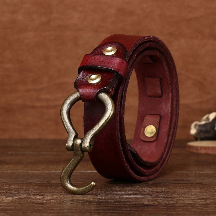 Caltrop – Hook Buckle Leather Belt - Hilltop Nord