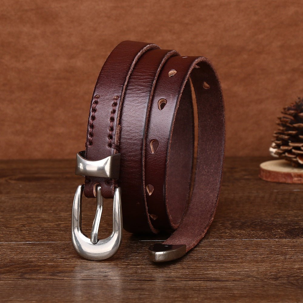 Stonegrain – Antique Tip Leather Belt - Hilltop Nord