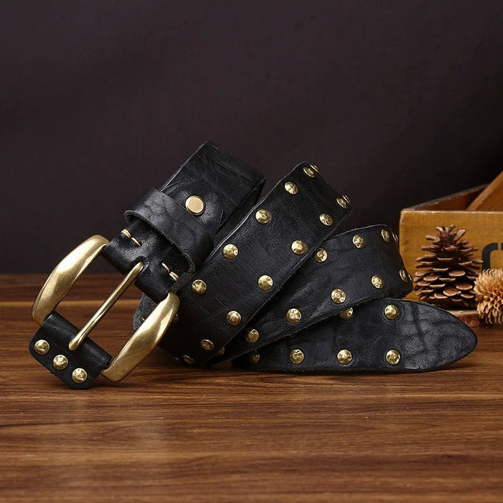 Thistlemark – Studded Leather Belt - Hilltop Nord