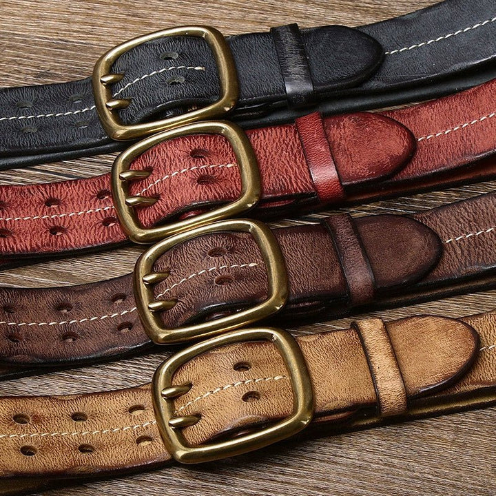 Moorcross – Double Prong Leather Belt - Hilltop Nord