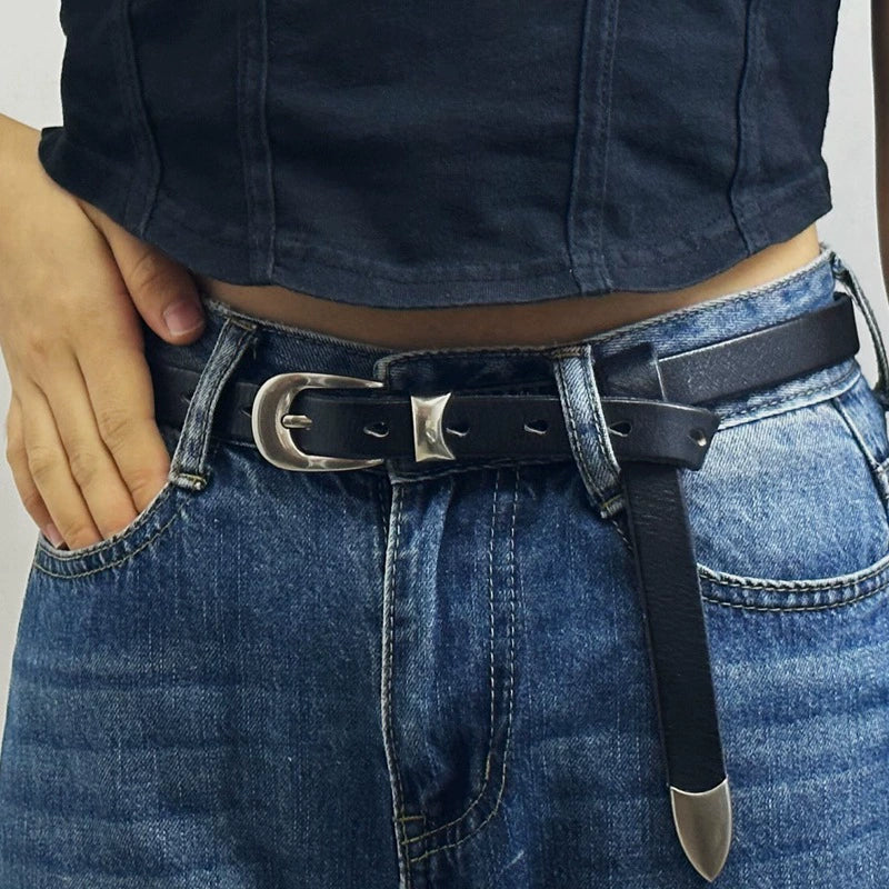 Dagger – Pin Buckle Leather Belt - Hilltop Nord