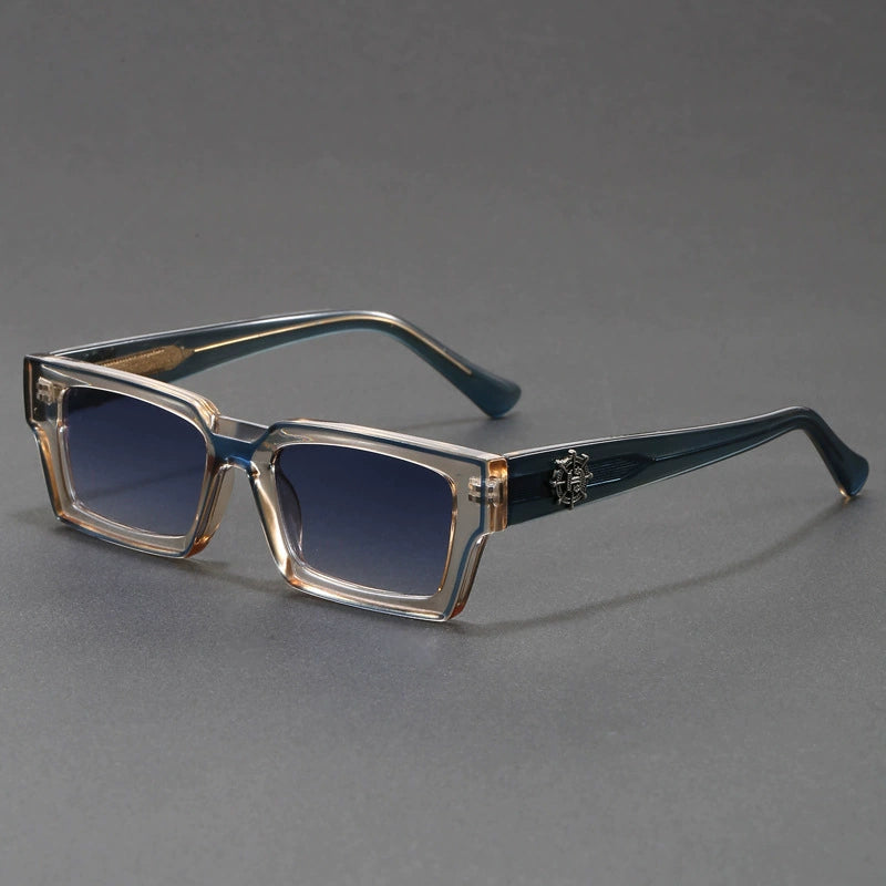 Kestrel – Square Sunglasses — Clear Blue