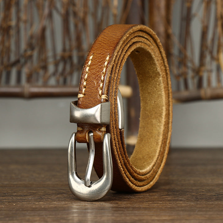 Dagger – Pin Buckle Leather Belt - Hilltop Nord