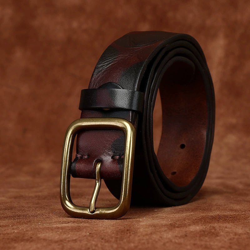 Kaldor – Camouflage Leather Belt - Hilltop Nord