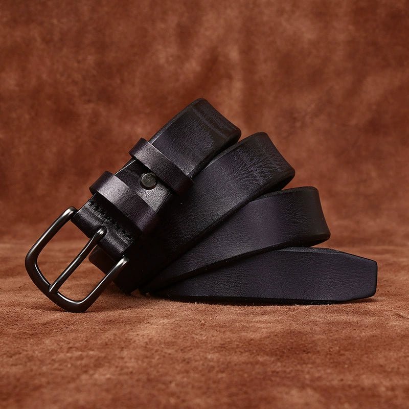 Fendrick – Pin Buckle Leather Belt - Hilltop Nord