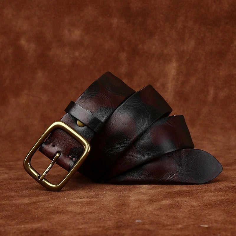 Kaldor – Camouflage Leather Belt - Hilltop Nord