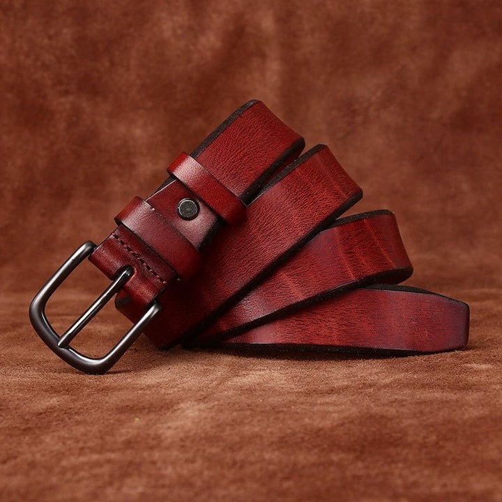 Fendrick – Pin Buckle Leather Belt - Hilltop Nord