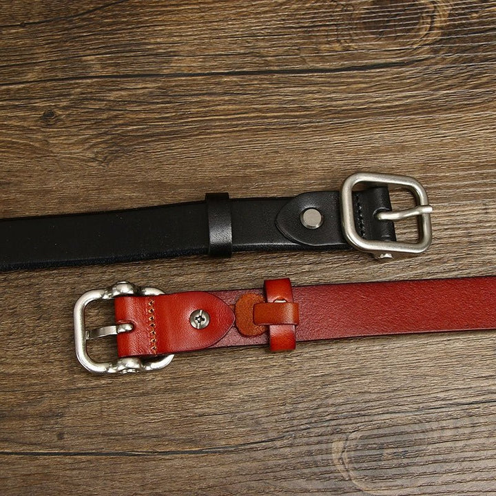 Sunderly – Ceramic Pin Buckle Leather Belt - Hilltop Nord