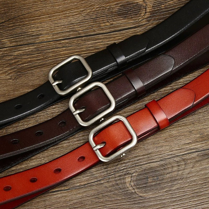 Sunderly – Ceramic Pin Buckle Leather Belt - Hilltop Nord