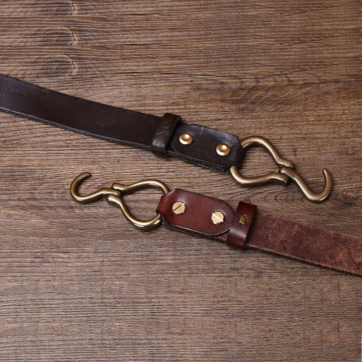 Caltrop – Hook Buckle Leather Belt - Hilltop Nord