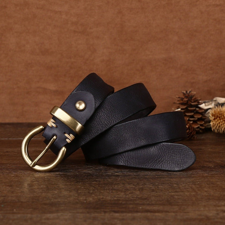 Eldridge – Antique Finish Leather Belt - Hilltop Nord