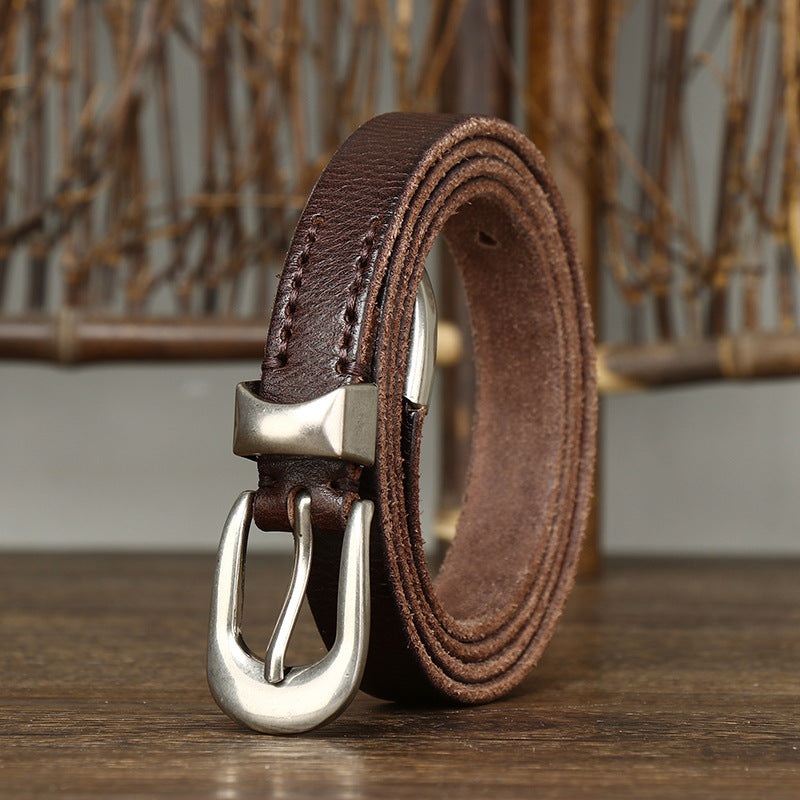 Dagger – Pin Buckle Leather Belt - Hilltop Nord